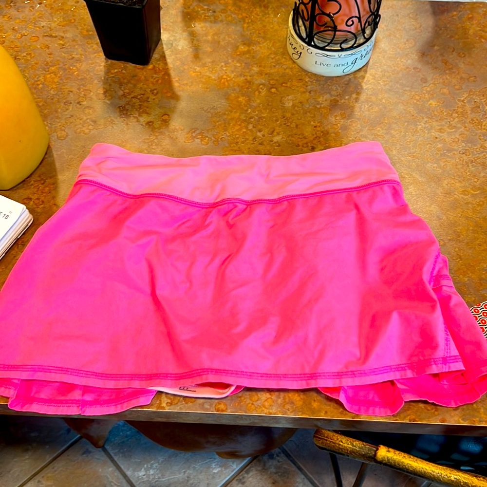 Pink Lululemon Skirt